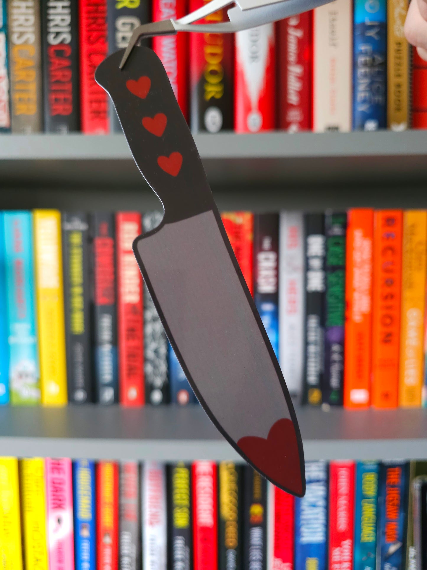 Deadly Valentine Knife Bookmark