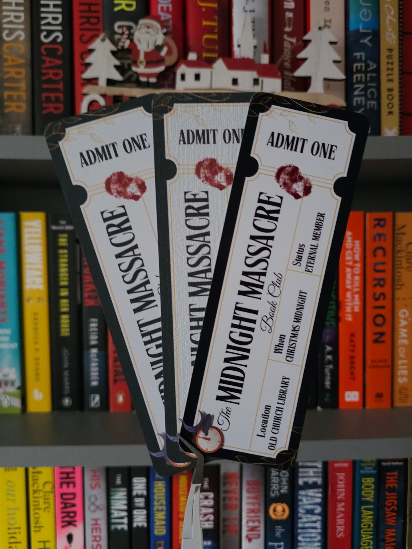 The Midnight Massacre Ticket Bookmark