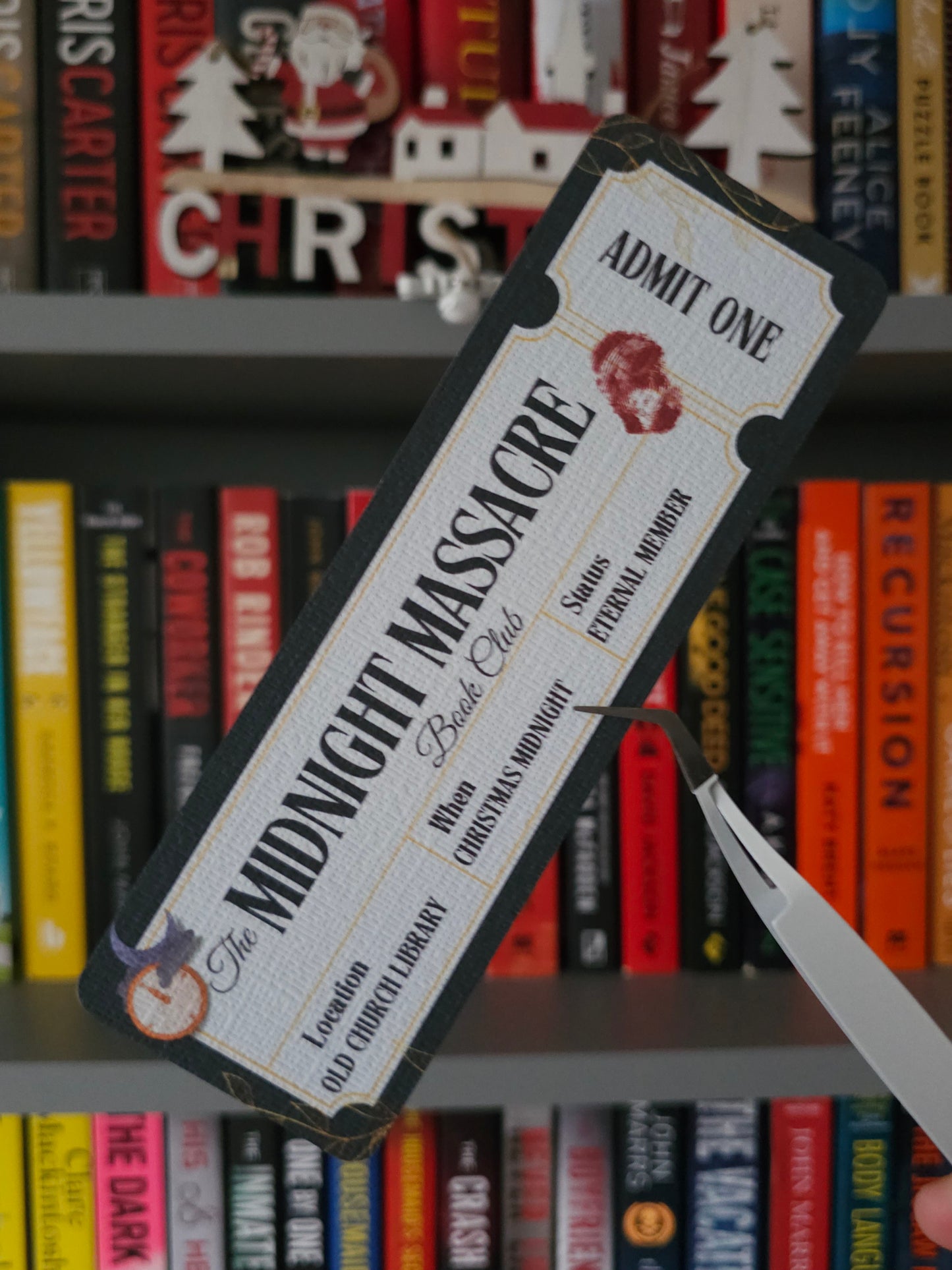 The Midnight Massacre Ticket Bookmark