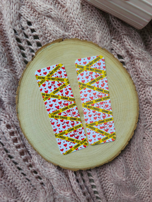 Love Is a Crime Scene Bookmark