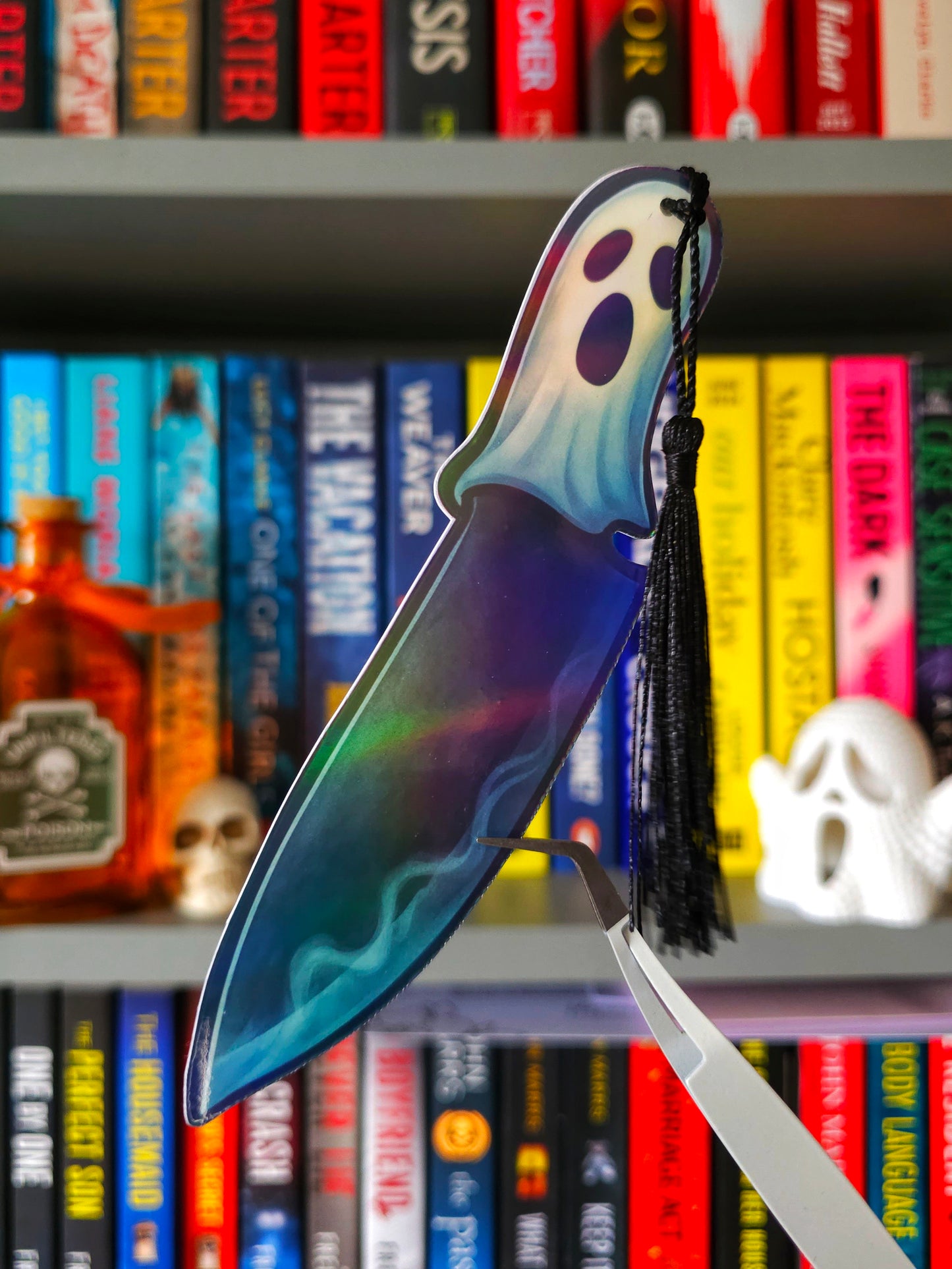 Spooky Slasher Ghost Halloween Bookmark