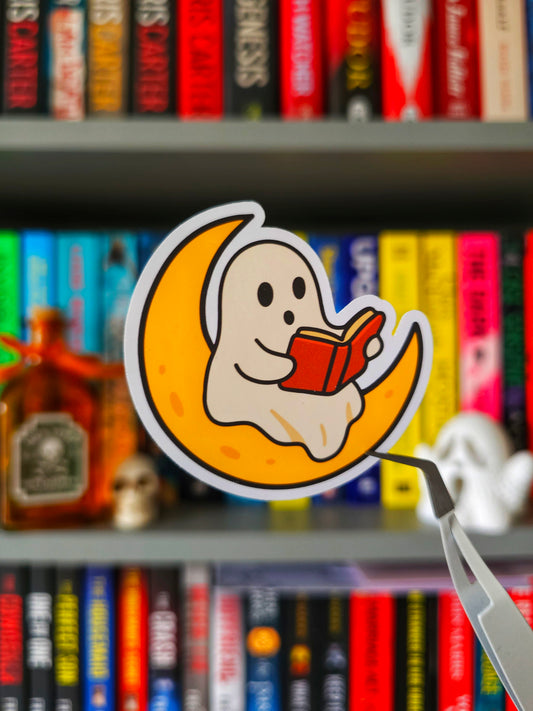 Moonlit Tales Halloween Vinyl Sticker
