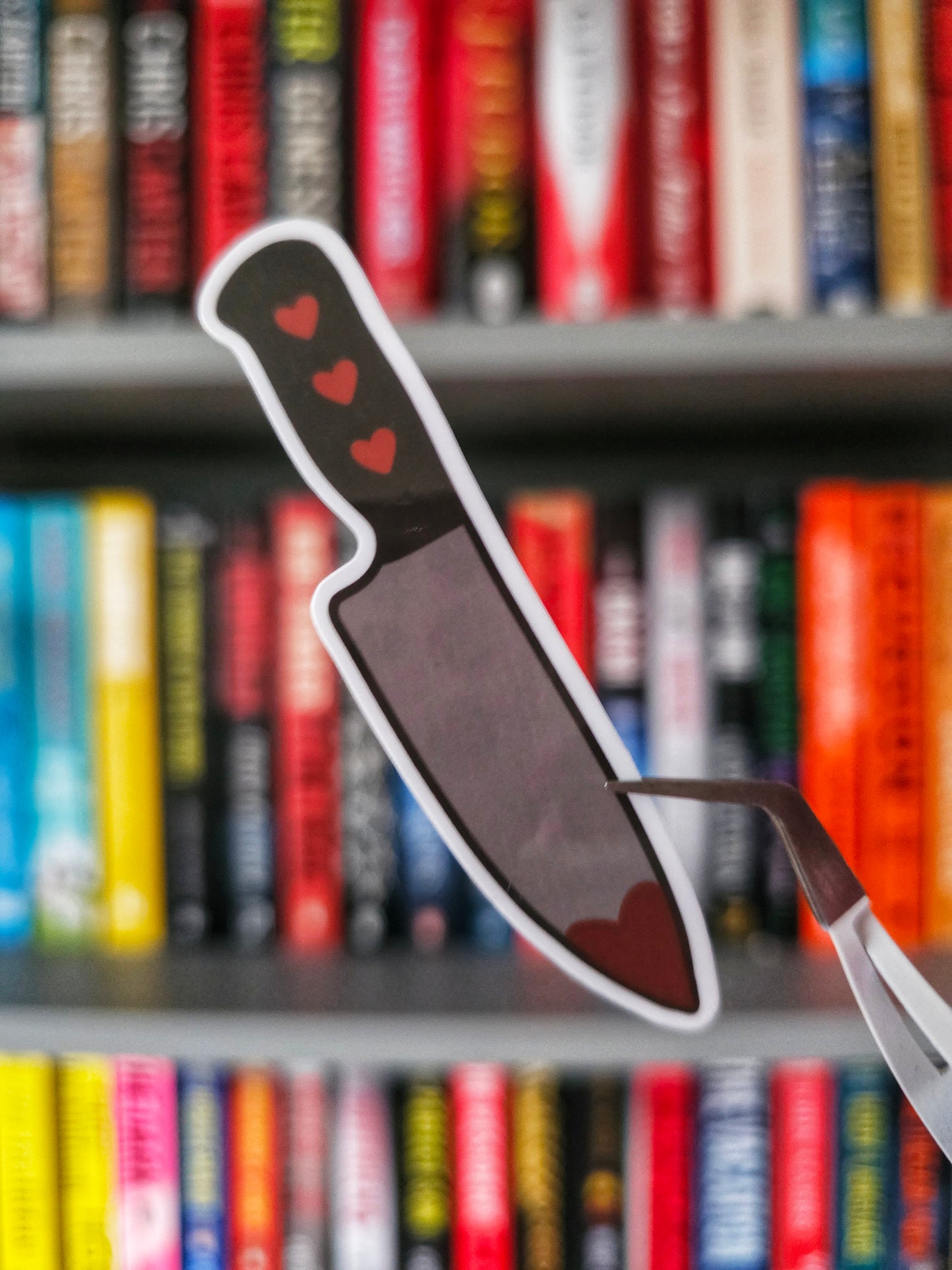 Deadly Valentine Knife Sticker