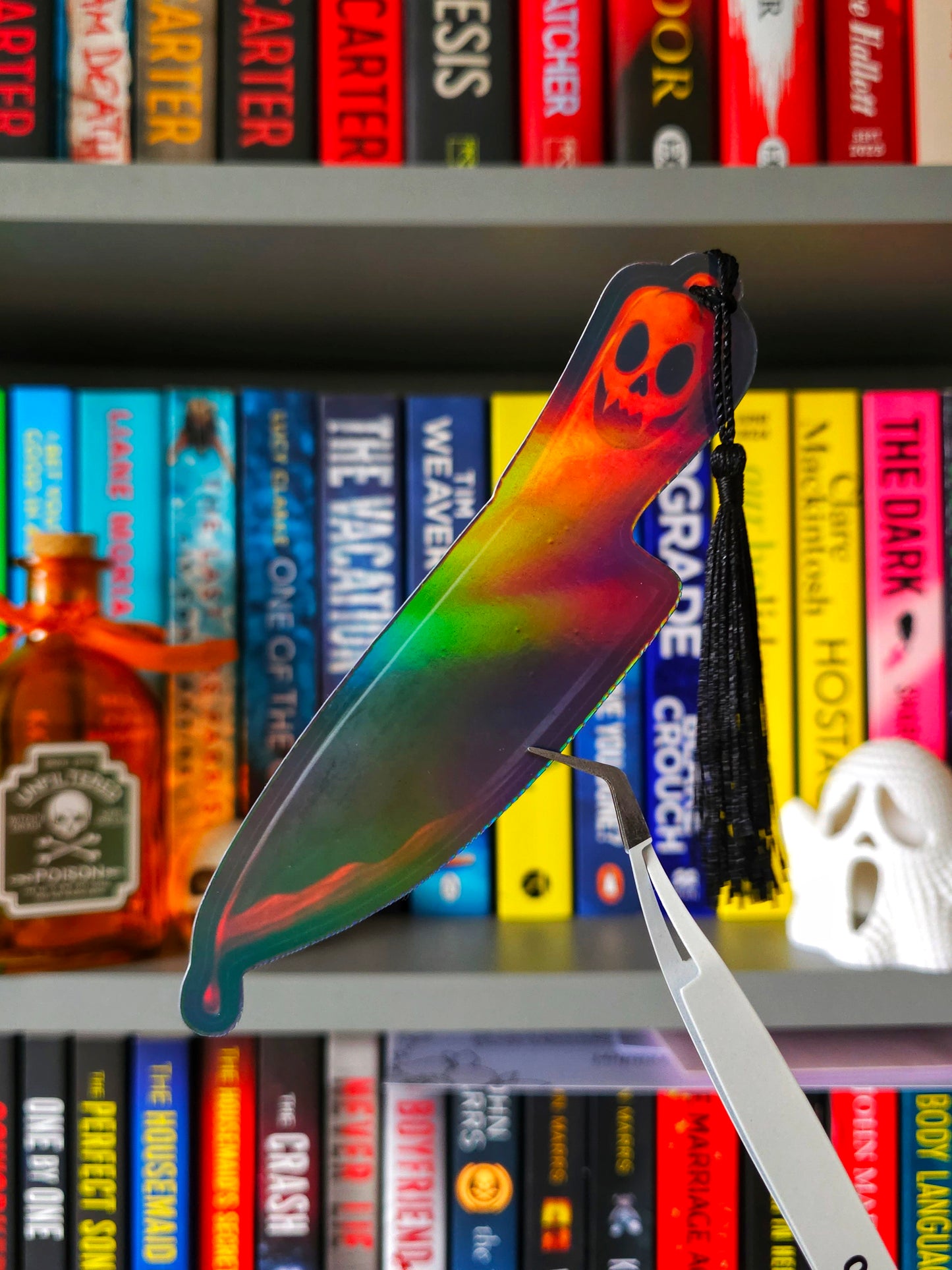 Pumpkin Slice Halloween Bookmark