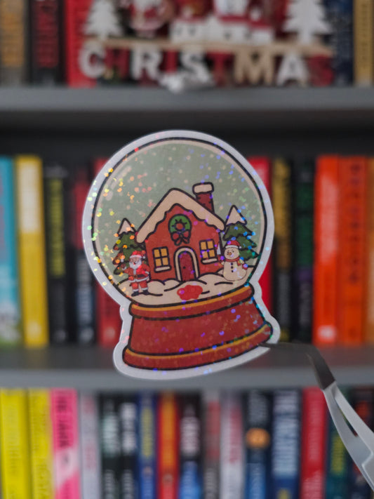 Killer Christmas Snow Globe Sticker