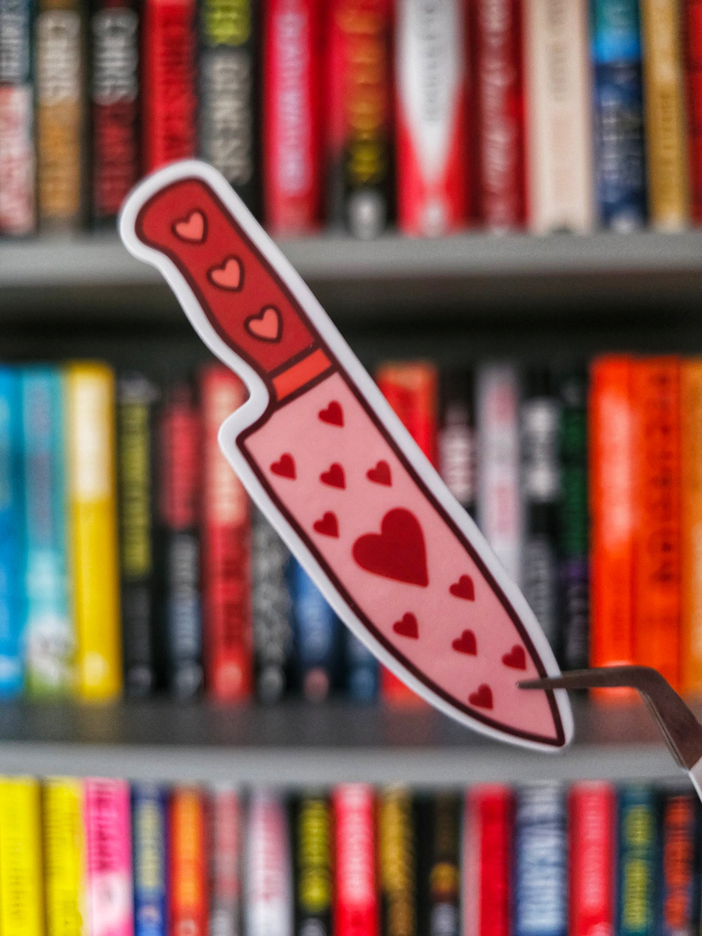 Deadly Valentine Knife Sticker