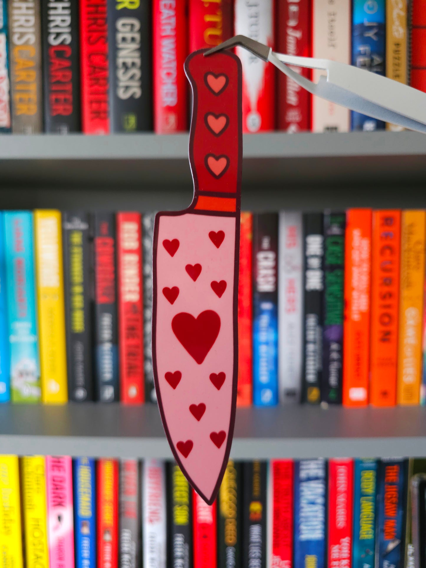 Deadly Valentine Knife Bookmark