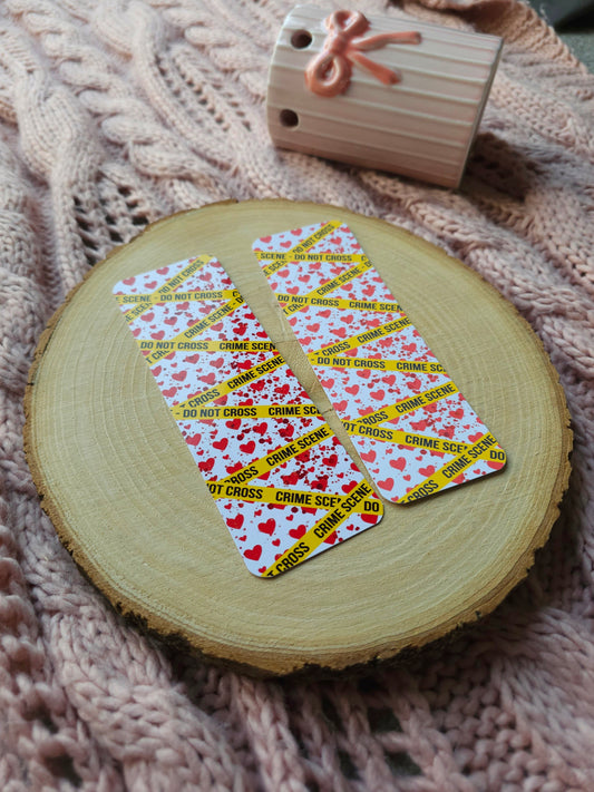 Love Is a Crime Scene Bookmark