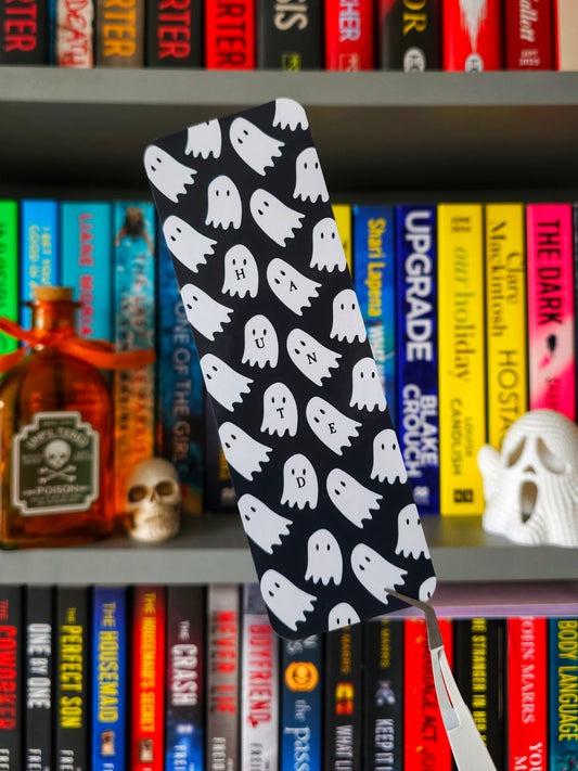 Haunted Pages Halloween Bookmark