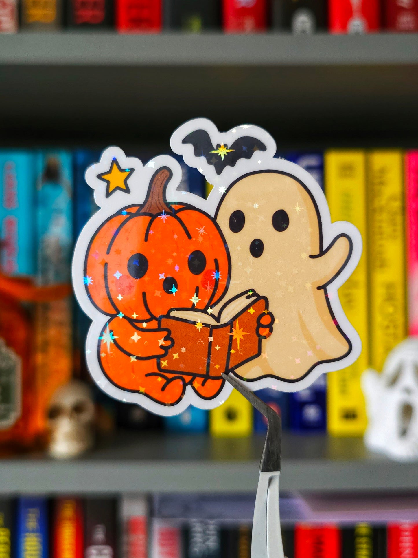Spooky Buddy Tales Halloween Vinyl Sticker