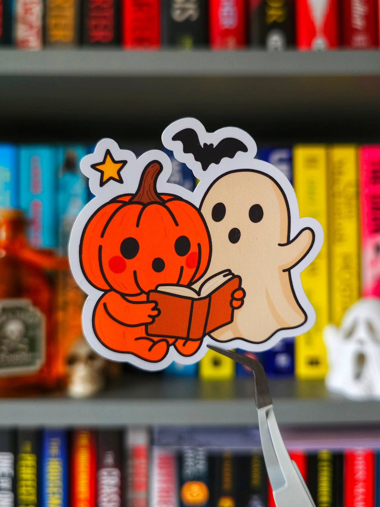 Spooky Buddy Tales Halloween Vinyl Sticker