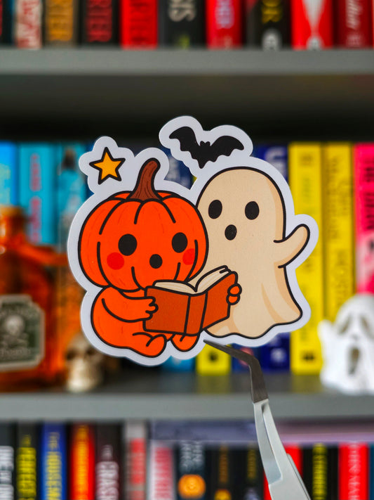 Spooky Buddy Tales Halloween Vinyl Sticker
