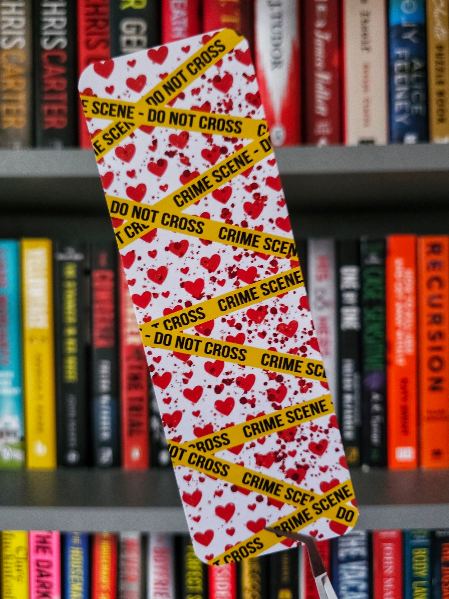Love Is a Crime Scene Bookmark