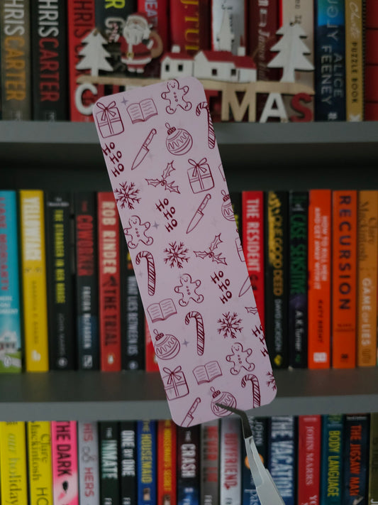 Festive Slasher Doodles Bookmark