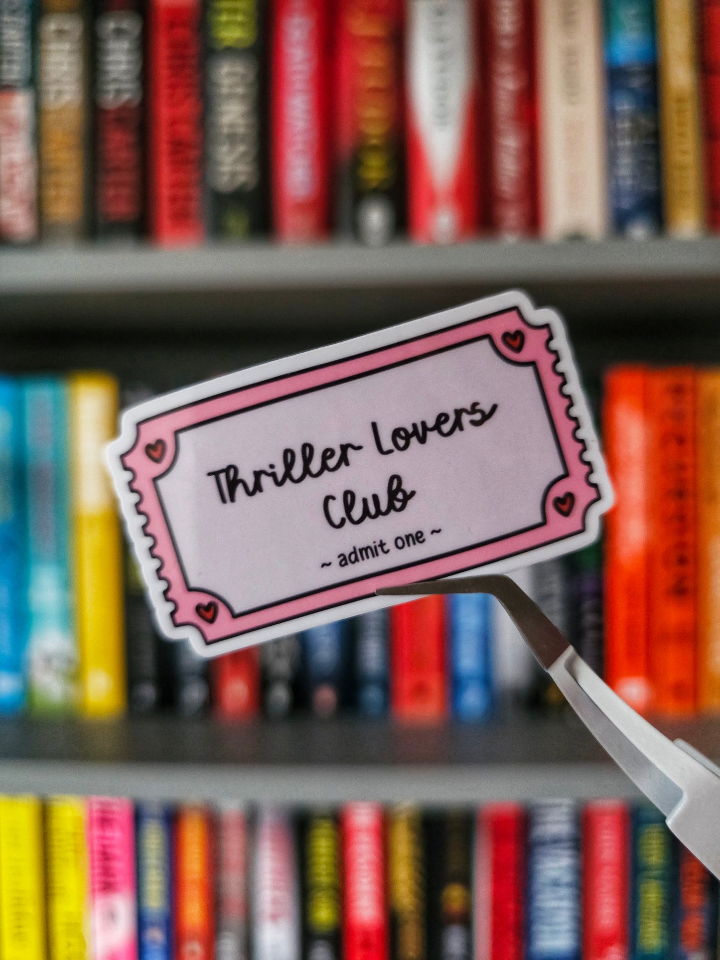 Thriller Lovers Club Ticket Sticker