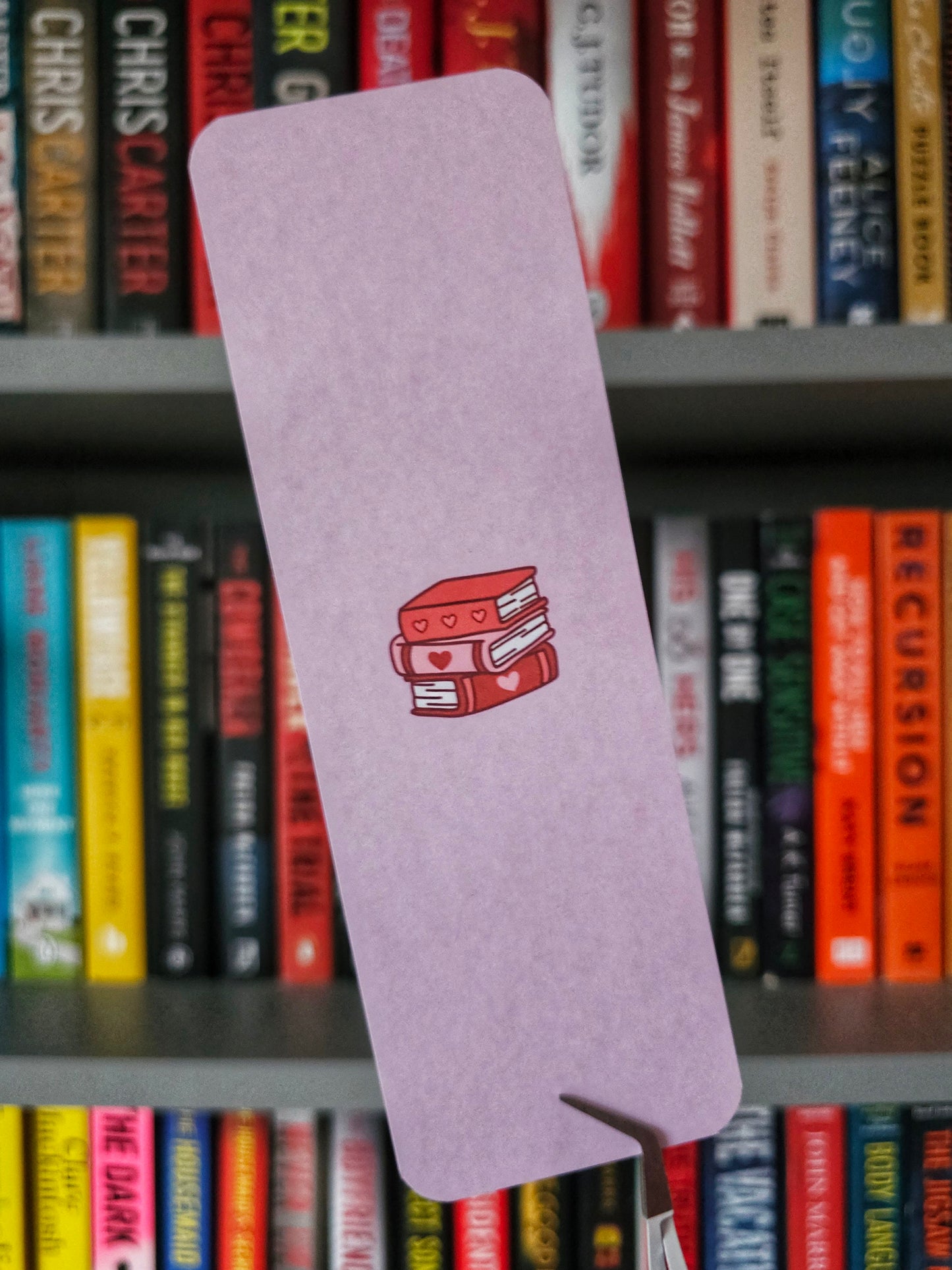 Love Kills Book Stack Bookmark
