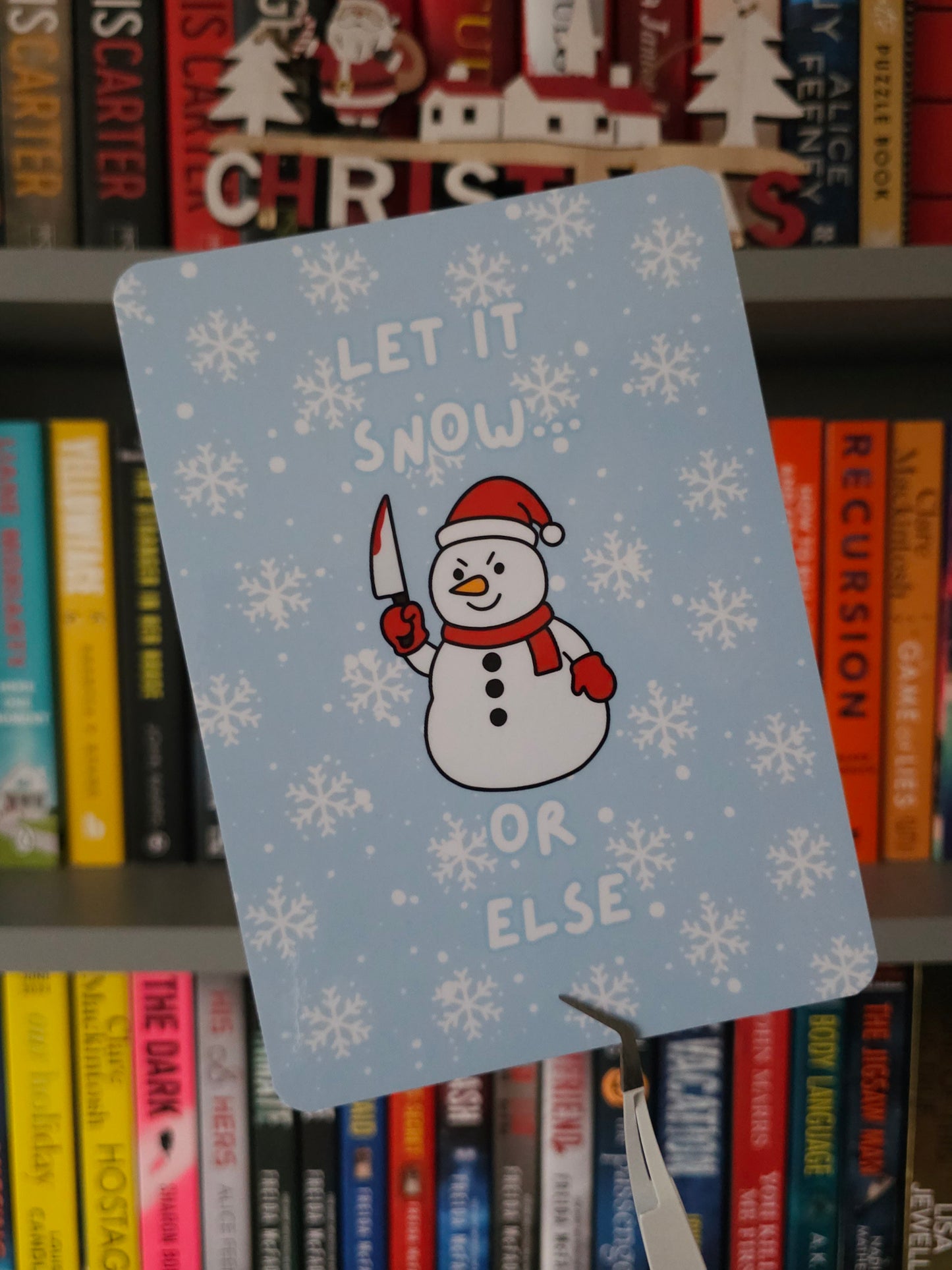 Let It Snow... Or Else Kindle Insert