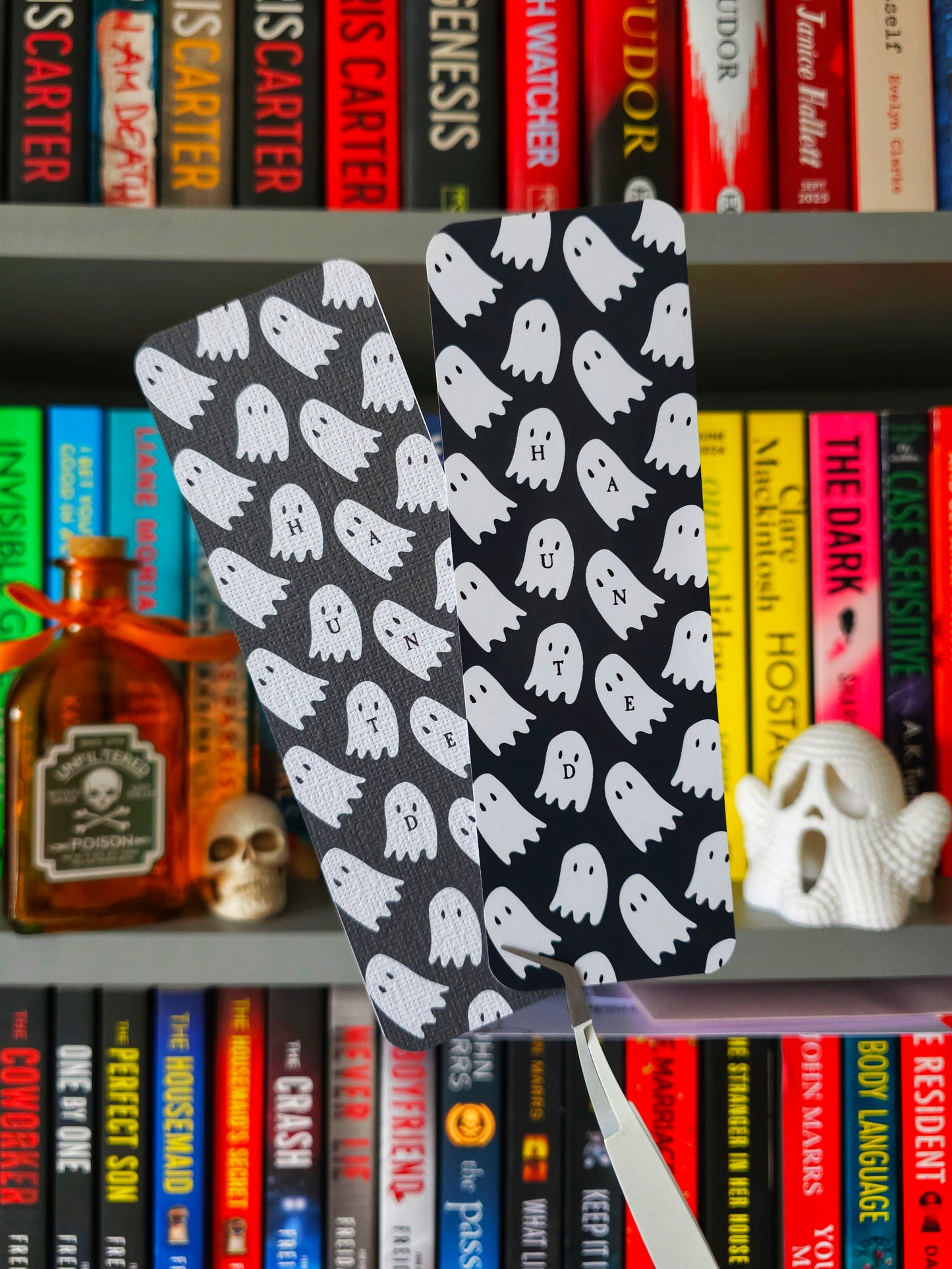 Haunted Pages Halloween Bookmark