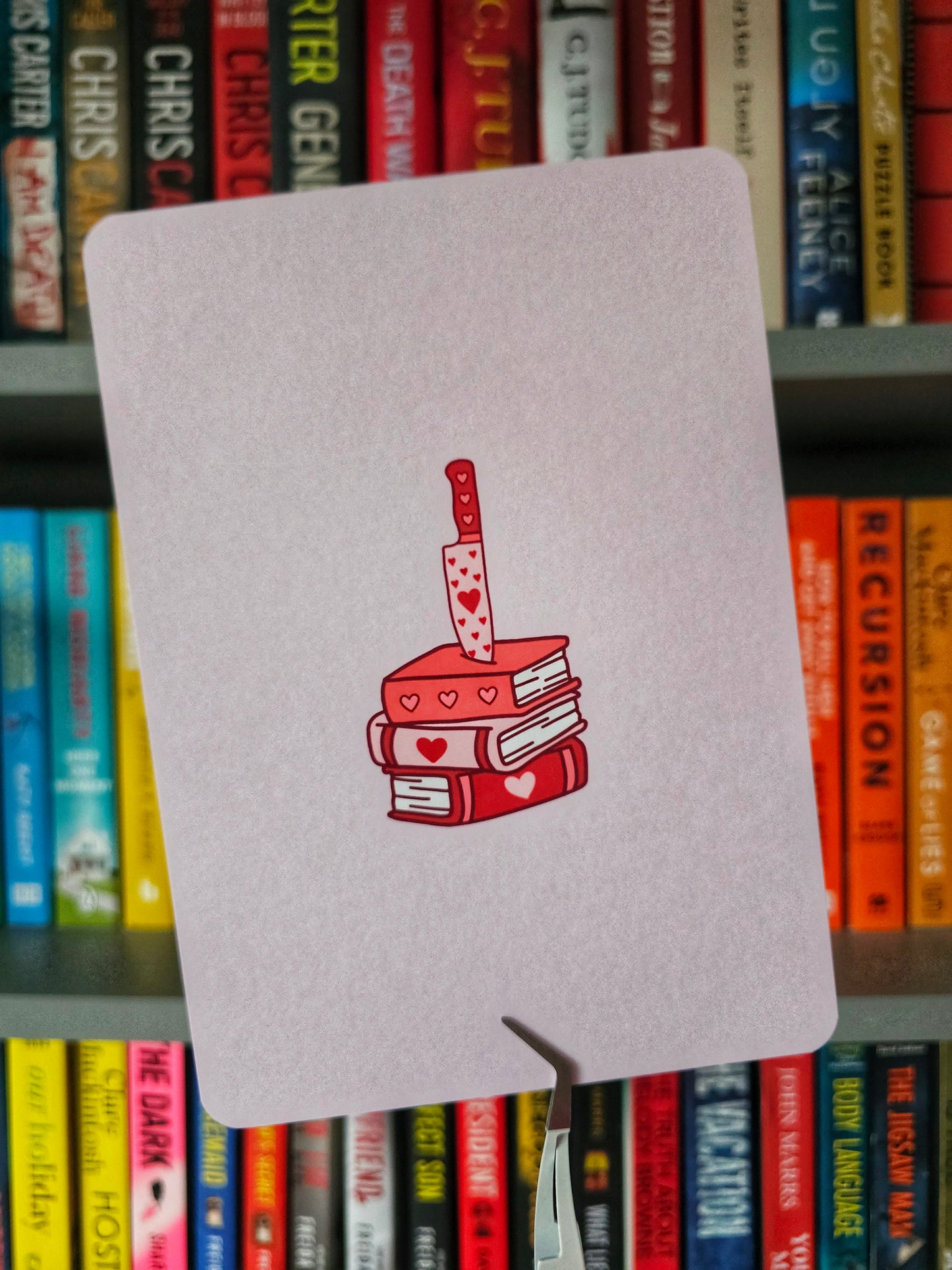 Love Kills Book Stack Kindle Insert