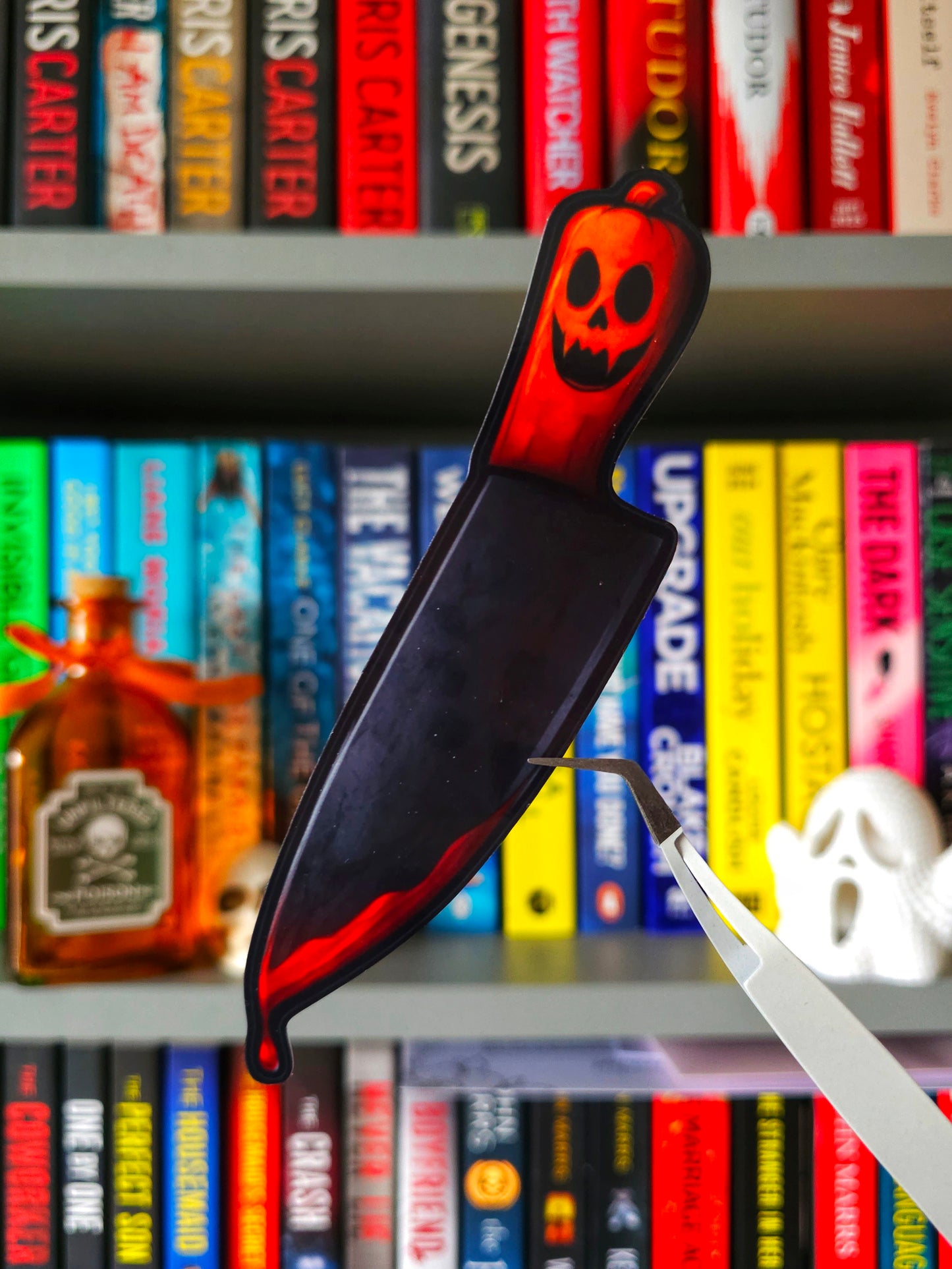 Pumpkin Slice Halloween Bookmark