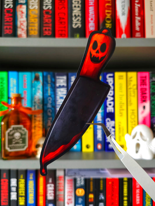 Pumpkin Slice Halloween Bookmark